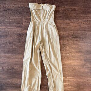 ZARA STRAPLESS JUMPSUIT